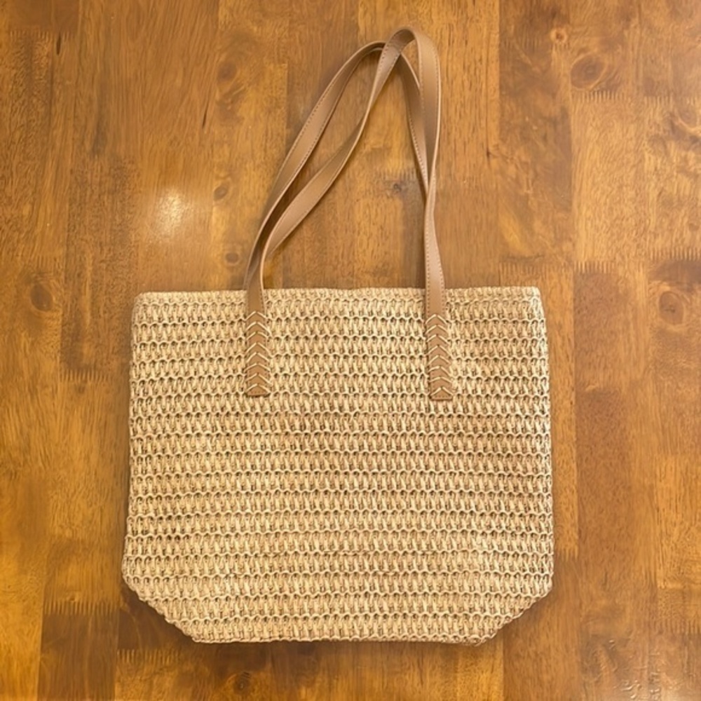 Woven bag-brown - Picture 2 of 3
